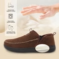 thumbnail image 5 of Barerun Men's Moccasin Slippers Wide Memory Foam House Shoes for Indoor & Outdoor, 5 of 8