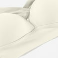 thumbnail image 7 of Wuxian Women Bras Wireless Lace Bras Push Up Support Full Coverage Bralettes No Underwire Bra Wide Sides Comfortable Breathable Bralette,Beige,L, 7 of 7