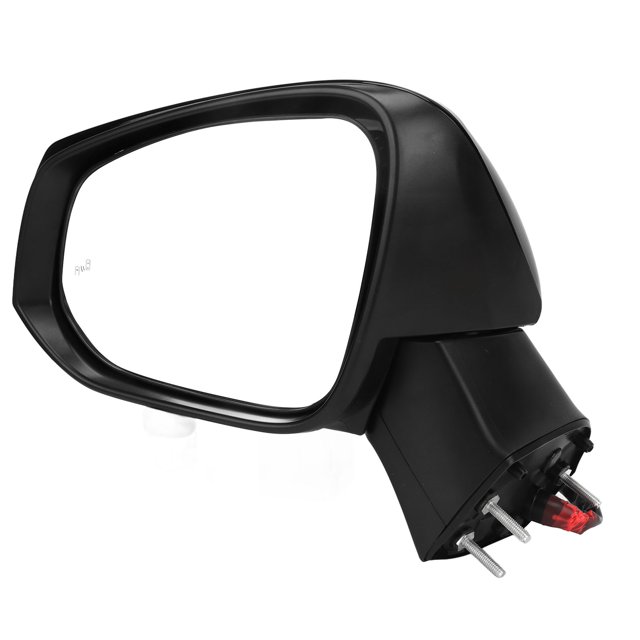 Espejo retrovisor exterior, negro brillante, calefaccionado eléctrico, espejo lateral calefaccionado eléctrico, espejo lateral de puerta, eficiencia óptima