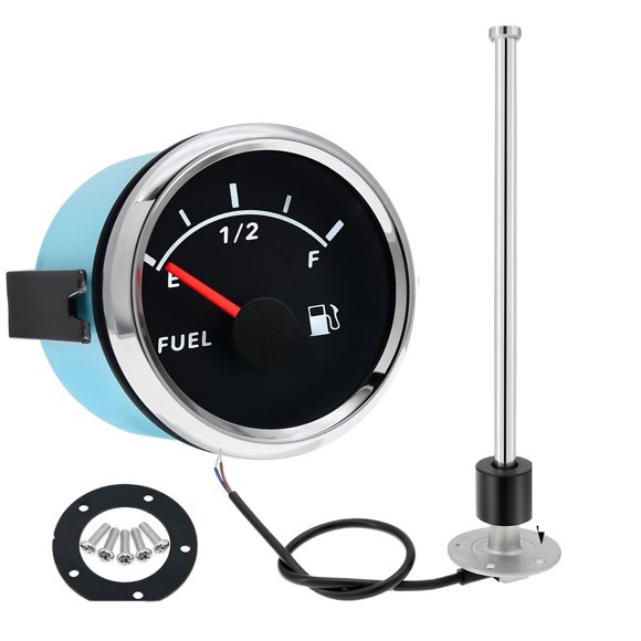 Stainless Steel Oil Liquid Tank Fuel Sender Unit Sensor+52mm Fuel Level Gauge 0-190ohm Fuel Level Sensor 100mm-1000mm For Car RV ,Easy to Install