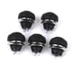 thumbnail image 5 of Lote de 5 interruptores momentáneos impermeables para timbre de barco, 3 A/125 V/CA, 1 A/250 V, 17 mm Negro, 5 of 9