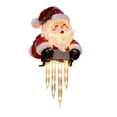 thumbnail image 2 of Christmas Porch Railing Lights, Warm White Led Santa Christmas Porch Railing Light For Holiday Party Decor, 2 of 5