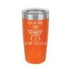 Yo-Da Best Dad Love You I Do - Engraved 20 oz Tumbler Mug Cup Unique Funny Birthday Gift Graduation Gifts for Women Fathers Day Dad Papa Pops best buckin Star Wars Yoda (20 Ring, Orange)