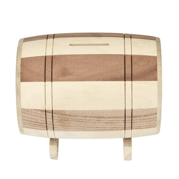 Wooden Pigg y Bank Savings Barrel Wood Carving Handmade Closet Towel Organizer Organization for Closet Storage Boxes for Sweaters Boxes for Storage Cubes Storage College Dorm Storage Boxes with Lid
