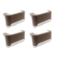 thumbnail image 1 of 4-Pack Solar Step Lights - For Decks, Docks, Steps, Porches, Passages, Stairs, Railings, 1 of 5
