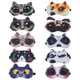 thumbnail image 1 of MasteelfCA 10Pcs Sleeping Eye Masks Eye Shading Masks Eye Masks for Home (Assorted Color), 1 of 8