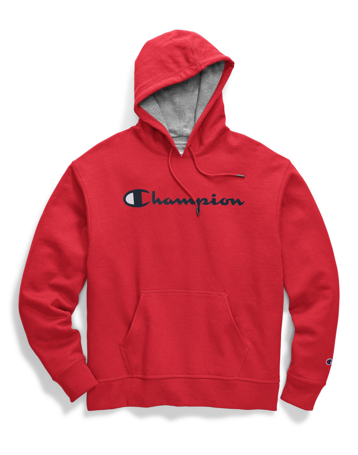 champion hoodie red mens