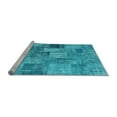 thumbnail image 2 of Ahgly Company Machine Washable Indoor Rectangle Persian Light Blue Traditional Area Rugs, 8' x 10', 2 of 4