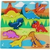 Spark. Create. Imagine. 8-Piece Chunky Wooden Puzzle (Colors & Styles May Vary)