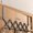 Black, variant on Retractable Over Hooks With Shelf No Drill Space-saving Organizer For Clothes Accessories Back Hangers