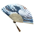 thumbnail image 2 of LSLJS Japanese Fridge Handheld Folding Fan with Traditional Japanese Ukiyo-e Art Print, Home Accessories, 2 of 5