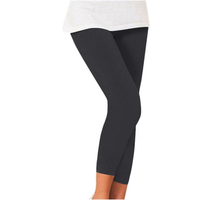 Gibobby Leggings Afelpados Mujer Leggings plisados elásticos para mujer, pantalones para mujer con tendón colgante, pantalones negros varios tamaños(Gris, S)