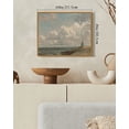 thumbnail image 5 of Drsoum Vintage Coastal Cloud Wall Art Rustic Retro Farmhouse Seaside Landscape Prints Classic Decorations for Living Room Bedroom 8x10in Natural Framed, 5 of 6