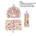 thumbnail image 3 of LSLJS Newborn Swaddle Printed Wrap Quilt Photography Wrap Cloth + Hat + Headband 3-Piece Set Spring/Summer/Fall/Winter Clothes Kids Clothing, 3 of 3