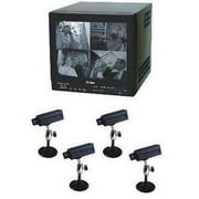 QM14QD4B Monitor & 4 Camera Systems with 12 IR