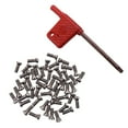 thumbnail image 6 of 50Pcs For M3 X 8Mm Insert Torx Screw For Carbide Inserts Lathe Tool& Screwdriver YIWEI, 6 of 7