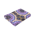 thumbnail image 4 of Mandala Flower Throw Blanket, Fluffy Soft Cozy Blanket Flannel Plush Microfiber Couch Throw 80"x60", 4 of 7