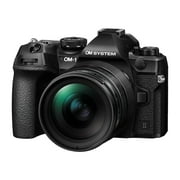 Olympus OM SYSTEM OM-1 Mark II 20.4 Megapixel Mirrorless Camera with Lens, 0.47", 1.57", Black