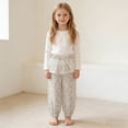 thumbnail image 6 of Asxite Toddler Girls Plaid Lace Detail Loose Breathable Casual Pants Elastic Waist Summer 5-15 Y, 6 of 7