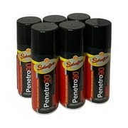 Schaeffer's 0190 - 6 Pack Penetro 90 High Performance Penetrating Oil aerosol - 13 oz. ea.