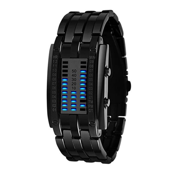 UDIYO Wristwatch with Strap Date Digital Tungsten Steel Fashion Luminous Watch for Couple