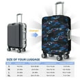 thumbnail image 5 of Bingfone Blue Sports Car Luggage Cover Washable Suitcase Cover Protector Anti-scratch Suitcase cover Fits 18-32 Inch Luggage, 5 of 8