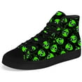 thumbnail image 5 of Aidianart Womens Alien High Top Canvas Sneakers High Top Shoes Size 10, 5 of 5