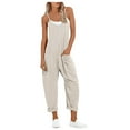 thumbnail image 1 of Combinaison d'Été Décontractée pour Femmes Sans Manches Ample Confortable avec Poches pour un Style Sans Effort, 1 of 4