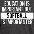 thumbnail image 3 of CafePress - Softball Is Importanter T Shirt - Men's Classic Graphic Cotton T-Shirt, 3 of 4