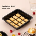 thumbnail image 4 of MindyLLL 5-Piece Non-Stick Baking Set, Carbon Steel Cake Pan, Pizza Pan, Loaf Pan, Square Pan & Muffin Tin, Premium Kitchen Cookware in Elegant Black, 4 of 5