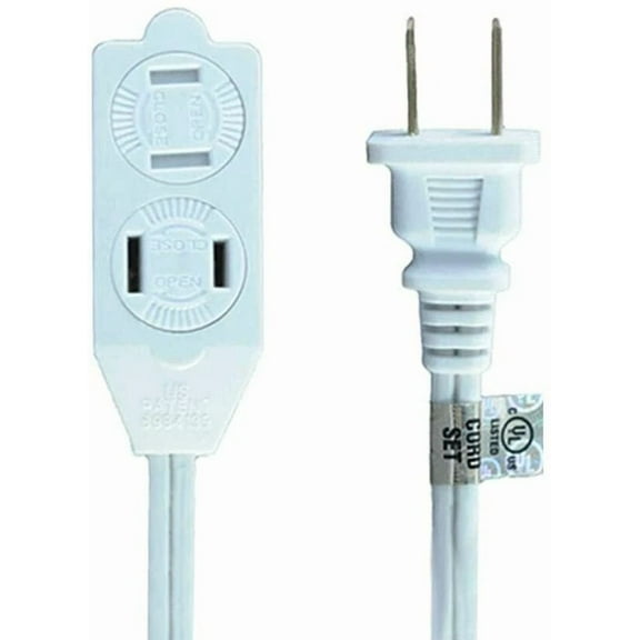 QUEST- Uninex Ac06Ul Household Extension Cord W/ Locking/Rotating Safety Covers, 6 Ft.
