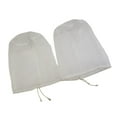 thumbnail image 2 of Brew Bags Extra Large Reusable 2 Pack 100 Micron Fine Mesh Bag for Fruit Cider Apple Grape Wine Press Drawstring Straining Brew in a Bag, 2 of 12
