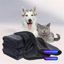 XL Microfiber Dog Bath Towel, 90×60CM Super Absorbent Quick-Drying Pet Grooming Towel for Small, Medium & Large Dogs and Cats, Machine Washable