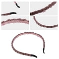 thumbnail image 3 of Unique Bargains - Diadema con aro para el pelo con cuentas, 1 pieza, para mujer, color morado, 0,43 pulgadas de ancho, 3 of 7