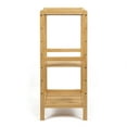 thumbnail image 7 of Mainstays 30-inch Three Tier Free-Standing Bathroom Shelf, 30 lbs. Capacity, Bamboo, Adult, 7 of 7