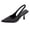 Black, variant on Womens Slingback Heels Elegant Dressy Closed Point Toe Mid Heels Pumps Business Casual Dress Shoes for Wedding Bride Prom Party