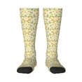 thumbnail image 1 of Fotbe Frogs And Botanical Calcetas Divertidas Estampadas para Hombre y Mujer, Calcetas de Algodón hasta la Rodilla para Caminar, Correr, Enfermería y Embarazo, 1 of 6