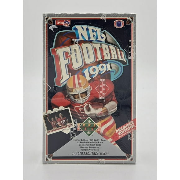 1991 Upper Deck NFL Football Cards Hobby Wax Box (36 Packs) Possible Brett Favre Rookie