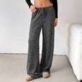 thumbnail image 4 of WILLBEST Pantalones Casuales de Lino Ajustados para Mujer, con Cintura Elástica y Cordón Ajustable para Mayor Comodidad y Estilo. Grande, 4 of 8