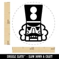 thumbnail image 2 of Christmas Nutcracker Head Self-Inking Rubber Stamp Ink Stamper - Lime Green Ink - Medium 1 Inch, 2 of 7