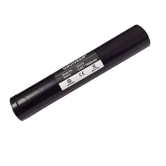 75175 75375 3.6V 1800mAh Battery for Streamlight Stinger, HP, XT,DS,PolyStinger, Pelican M9 Flashlights