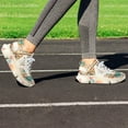 thumbnail image 5 of 2024 Snowman Christmas Tree Elk Women Or Men Lace Up Flat Sneakers Female Mesh Walking Footwear, 5 of 8
