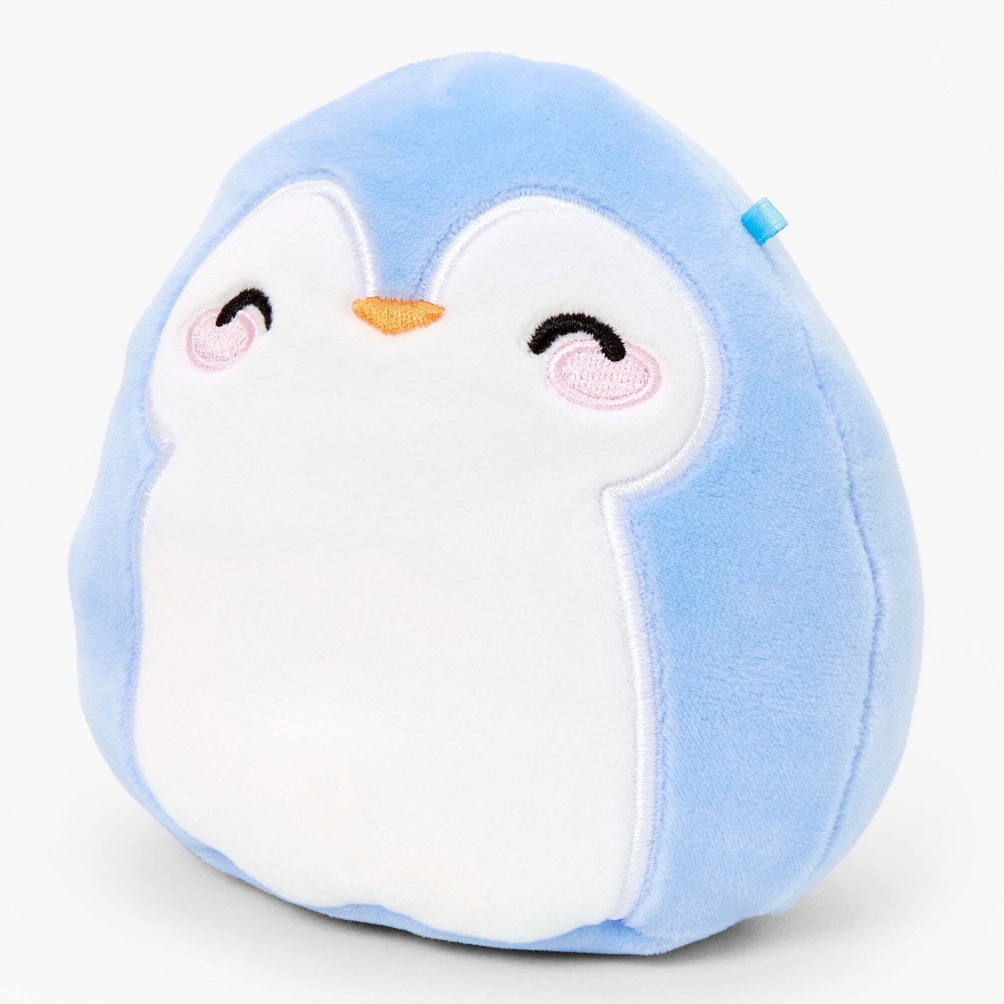 Blue Bird 3.5 inch Squishmallow Clip-on Soft Plush Toy by Kellytoy Penguin Cute 