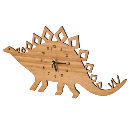 HOMEMAXS Kids Room Decor Decorative Dinosaur Wall Clock Affordable Hanging