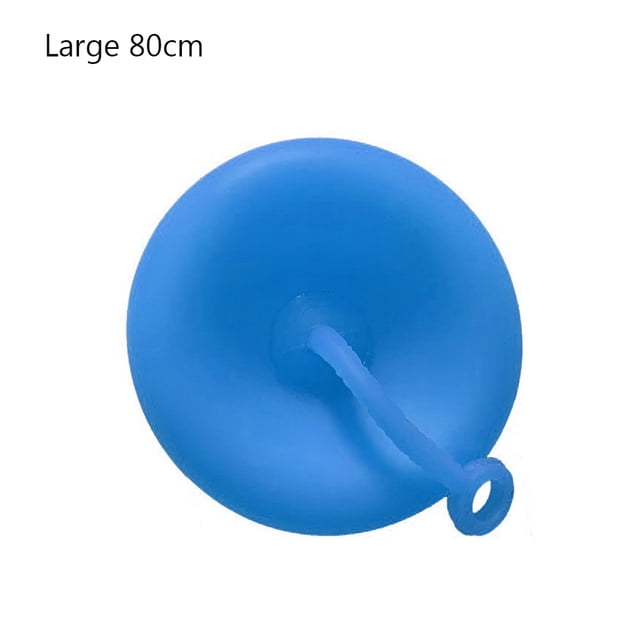 Vogacara Bola Wubble, globo de burbujas, juguete de relleno de agua, accesorio de fiesta, plástico, dulce regalo, entretenimiento, inflable, gran Juguetes Educativos Azul 80cm