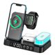 thumbnail image 3 of Soporte de cargador inalámbrico tres en uno multifuncional para mesita de noche de escritorio adecuado para auriculares Apple iPhone Watch, 3 of 6