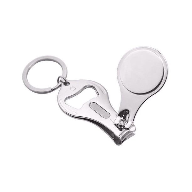 Nail Clipper Bottle Opener Fingernail Toenail Clipper Nail Cutter Carbon Steel Multifunctional Nail Scissors Manicure Tools