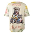 thumbnail image 2 of Happy Mother's Day Proud Pitbull Mom All Over Print 3D Baseball Shirt Terrier Dog Lover Softball Sport - 03003, 2 of 6