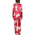thumbnail image 4 of Coduop Women Long Sleeve 2 Piece Pajama Set Flower/Heart/Dot Print Sleepsuit Nightwear Set, 4 of 5