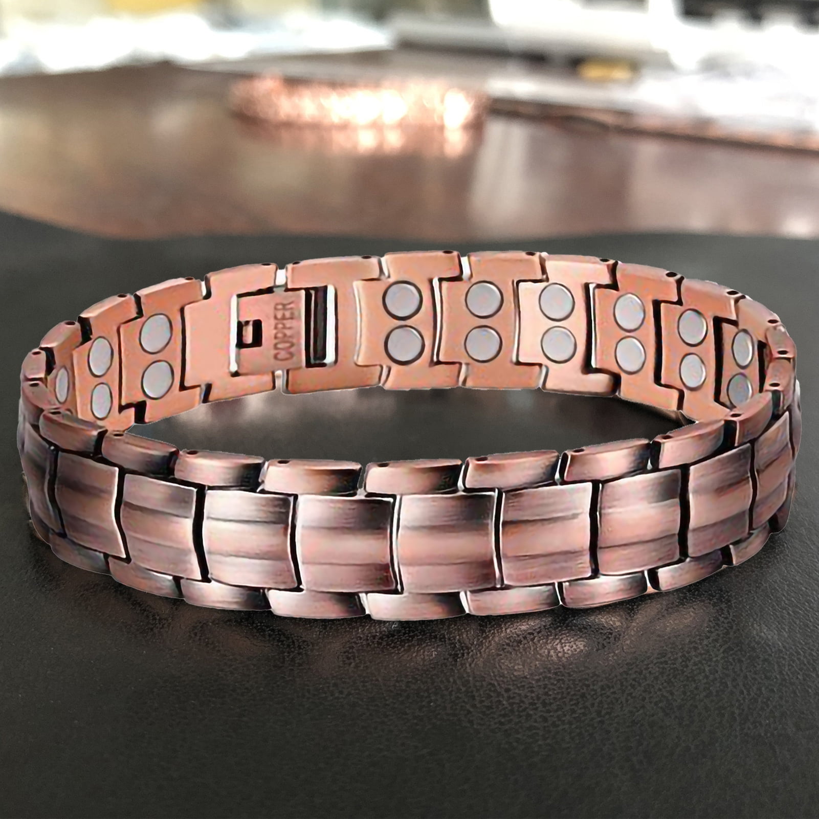 Thick 99.9% Pure Copper Magnetic Bracelet- M0113